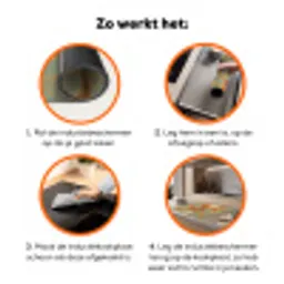 Goudvissen - Oranje - Vrouw - Blond Inductie beschermer vinyl 3mm klein -zzzzzzz-td-werking
