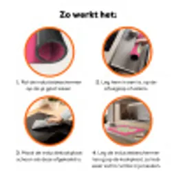 Grateful - Groen - Grafisch - Vloeiend Inductie beschermer vinyl 3mm klein -zzzzzzz-td-werking