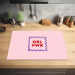 Grl pwr - Roze - Kader Inductie beschermer vinyl 3mm klein -sfeer5