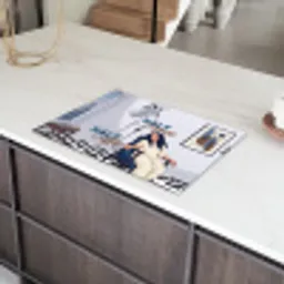 Half human, Half Coffee - Infuus - Koffie Inductie beschermer vinyl 3mm klein -sfeer8