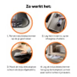 Half human, Half Coffee - Infuus - Koffie Inductie beschermer vinyl 3mm klein -zzzzzzz-td-werking