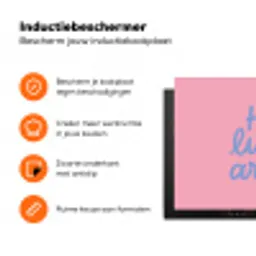 How lucky are we - Klavervier - Roze - Blauw Inductie beschermer vinyl 3mm klein -zzzzzzz-td-ups