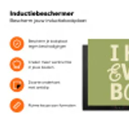 I hate everybody - Groen - Retro Inductie beschermer vinyl 3mm klein -zzzzzzz-td-ups