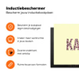 Karma - Luipaardprint - Geel Inductie beschermer vinyl 3mm klein -zzzzzzz-td-ups