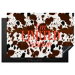 Koeienprint - Limited edition - Rood Inductie beschermer vinyl 3mm klein -3d