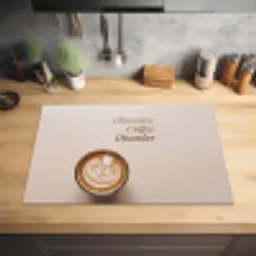Koffie - Obessive Coffee Disorder - Beige Inductie beschermer vinyl 3mm klein -sfeer5