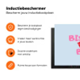 Lippen - Bisou - Blauw Inductie beschermer vinyl 3mm klein -zzzzzzz-td-ups