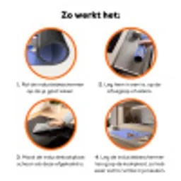Mok - Koffie - Vrouw - Paars Inductie beschermer vinyl 3mm klein -zzzzzzz-td-werking