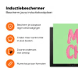 Mon cheri - Groen - Roze Inductie beschermer vinyl 3mm klein -zzzzzzz-td-ups