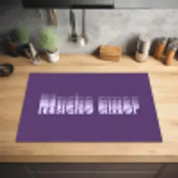Mucho amor - Paars - Grafisch Inductie beschermer vinyl 3mm klein -sfeer5