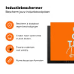 Oranje - Blauw - Go get that dream Inductie beschermer vinyl 3mm klein -zzzzzzz-td-ups