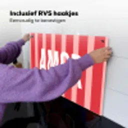 Amor - Strepen - Rood - Roze Inductie beschemer met haakjes klein -ky-ophangen-nl