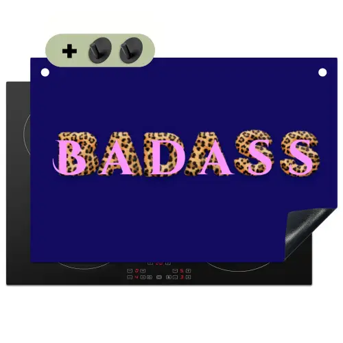 Badass - Panterpint - Schaduw - Roze Inductie beschemer met haakjes klein -3d
