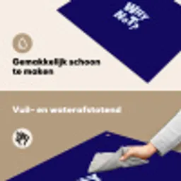 Blauw - Why not - Minimalistisch Inductie beschemer met haakjes klein -ky-schoon-nl