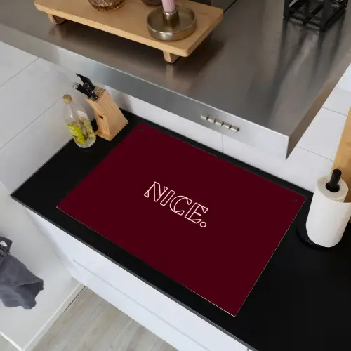 Bordeaux - Nice - minimalistisch Inductie beschemer met haakjes klein -sfeer1