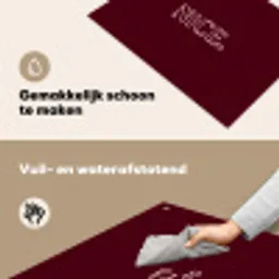 Bordeaux - Nice - minimalistisch Inductie beschemer met haakjes klein -ky-schoon-nl