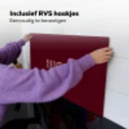 Bordeaux - Nice - minimalistisch Inductie beschemer met haakjes klein -ky-ophangen-nl