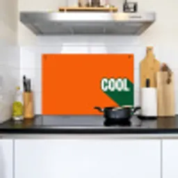 Cool - Oranje - Groen Inductie beschemer met haakjes klein -sfeer2