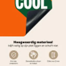 Cool - Oranje - Groen Inductie beschemer met haakjes klein -ky-onderkant-nl