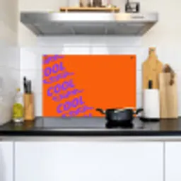 Cool - Paars - Oranje Inductie beschemer met haakjes klein -sfeer2