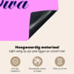 Diva - Lip - Panterprint - Roze Inductie beschemer met haakjes klein -ky-onderkant-nl