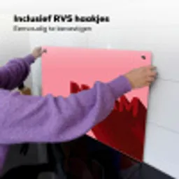 Dream - 3D - Rood - Roze Inductie beschemer met haakjes klein -ky-ophangen-nl