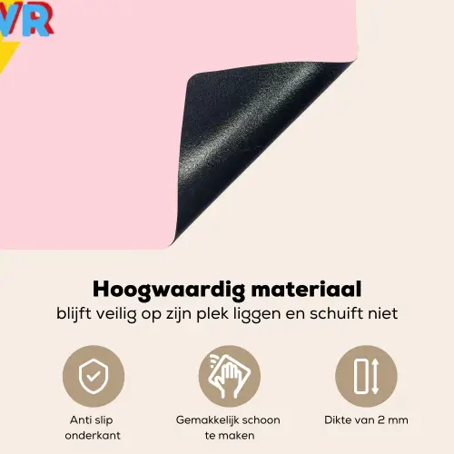 Grl pwr - Bliksem - Roze Inductie beschemer met haakjes klein -ky-onderkant-nl