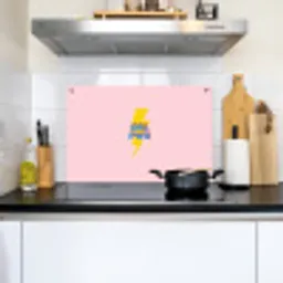 Grl pwr - Bliksem - Roze Inductie beschemer met haakjes klein -sfeer2