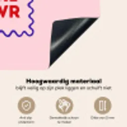 Grl pwr - Roze - Kader Inductie beschemer met haakjes klein -ky-onderkant-nl