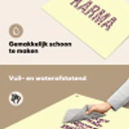 Karma - Luipaardprint - Geel Inductie beschemer met haakjes klein -ky-schoon-nl