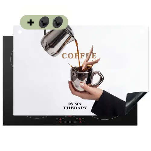 Koffie - Mok - Kan - Therapie Inductie beschemer met haakjes klein -3d