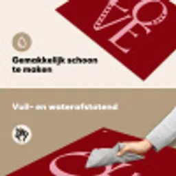 Love - Rood - Hatjes Inductie beschemer met haakjes klein -ky-schoon-nl