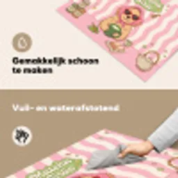 Matcha - Hond - Roze - Groen Inductie beschemer met haakjes klein -ky-schoon-nl