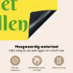 Mij niet bellen - Telefoon - Geel Inductie beschemer met haakjes klein -ky-onderkant-nl