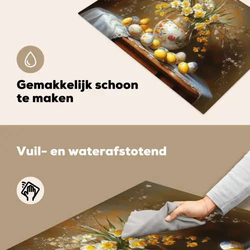 Paaseieren - Stilleven - Vaas Inductie beschemer met haakjes klein -ky-schoon-nl