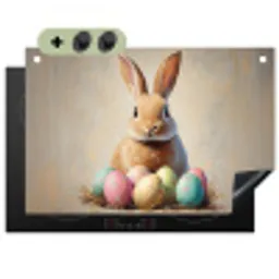 Paashaas - Pastel - Eieren Inductie beschemer met haakjes klein -3d