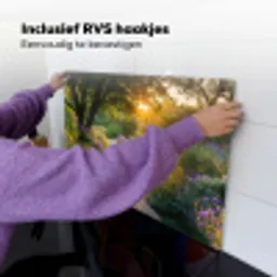 Pad - Bloemen - Park Inductie beschemer met haakjes klein -ky-ophangen-nl
