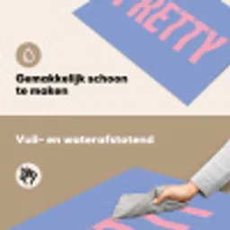 Pretty - Roze - Blauw - Golvend Inductie beschemer met haakjes klein -ky-schoon-nl