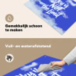 Sky is not the limit - Blauwe lucht - Wolken Inductie beschemer met haakjes klein -ky-schoon-nl