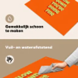 Slow down you're doing fine - Oranje - Simple Inductie beschemer met haakjes klein -ky-schoon-nl