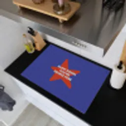 Slow down you're doing fine - Ster - Blauw Inductie beschemer met haakjes klein -sfeer1