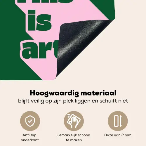This is art - Schaduw - Roze Inductie beschemer met haakjes klein -ky-onderkant-nl