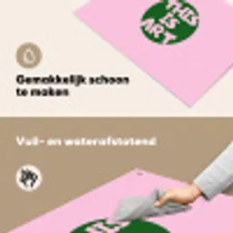 This is art - Tekst - Cirkel - Groen Inductie beschemer met haakjes klein -ky-schoon-nl