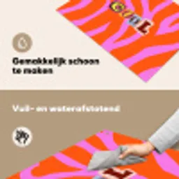 Zebraprint - Grafisch - COOL - Oranje Inductie beschemer met haakjes klein -ky-schoon-nl