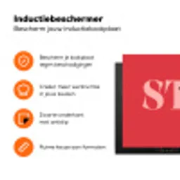 Star girl - Rood - Panter - Ster Inductie beschermer vinyl 3mm klein -zzzzzzz-td-ups