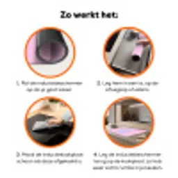 Tequila texted you - Roze - Blauw Inductie beschermer vinyl 3mm klein -zzzzzzz-td-werking