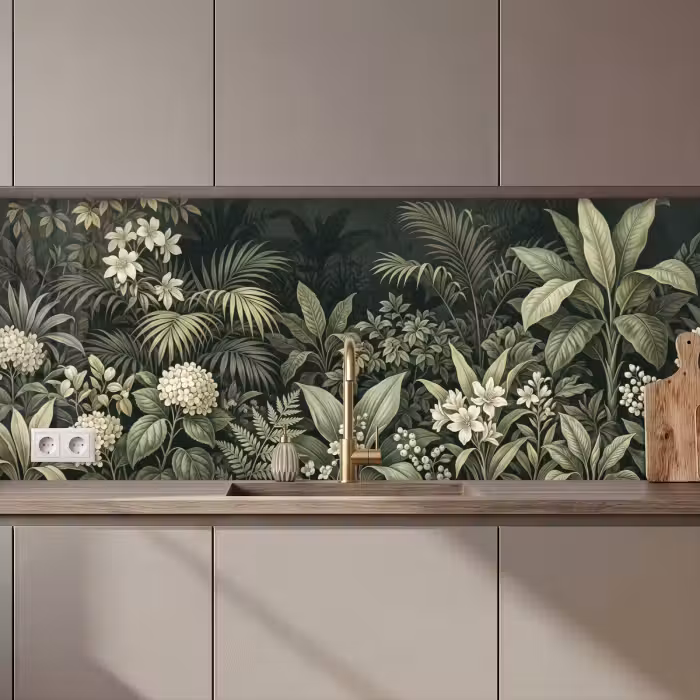 Keuken achterwand - Jungle - Bladeren - Botanisch - Groen