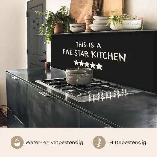 This is a five star kitchen keuken achterwand 2 middel -usp_NL
