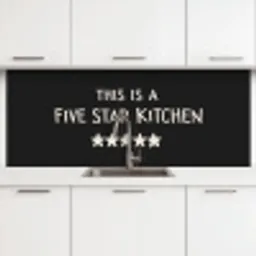 This is a five star kitchen keuken achterwand 2 middel -3d