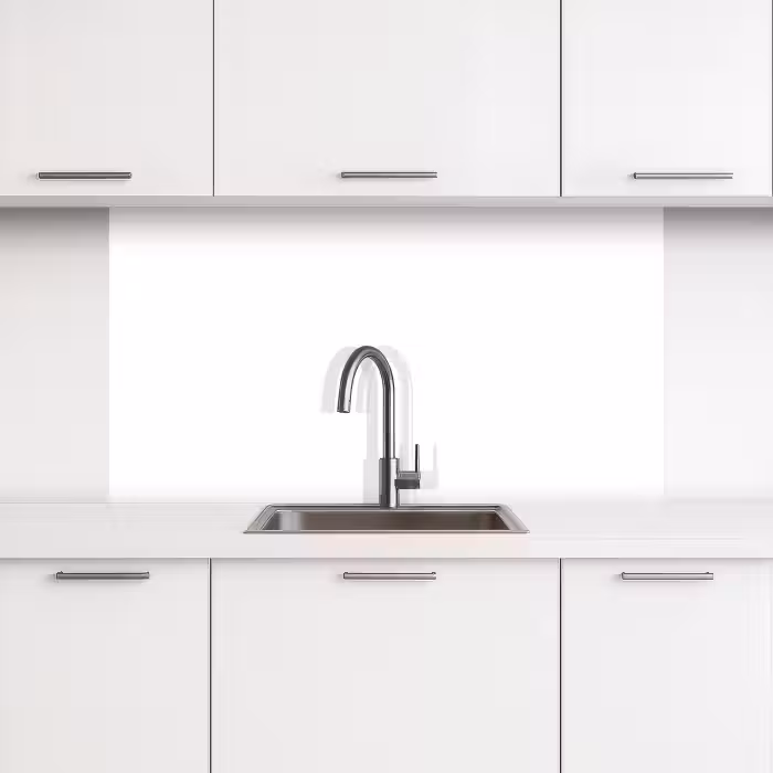 Keuken achterwand - Zuivere Witheid
